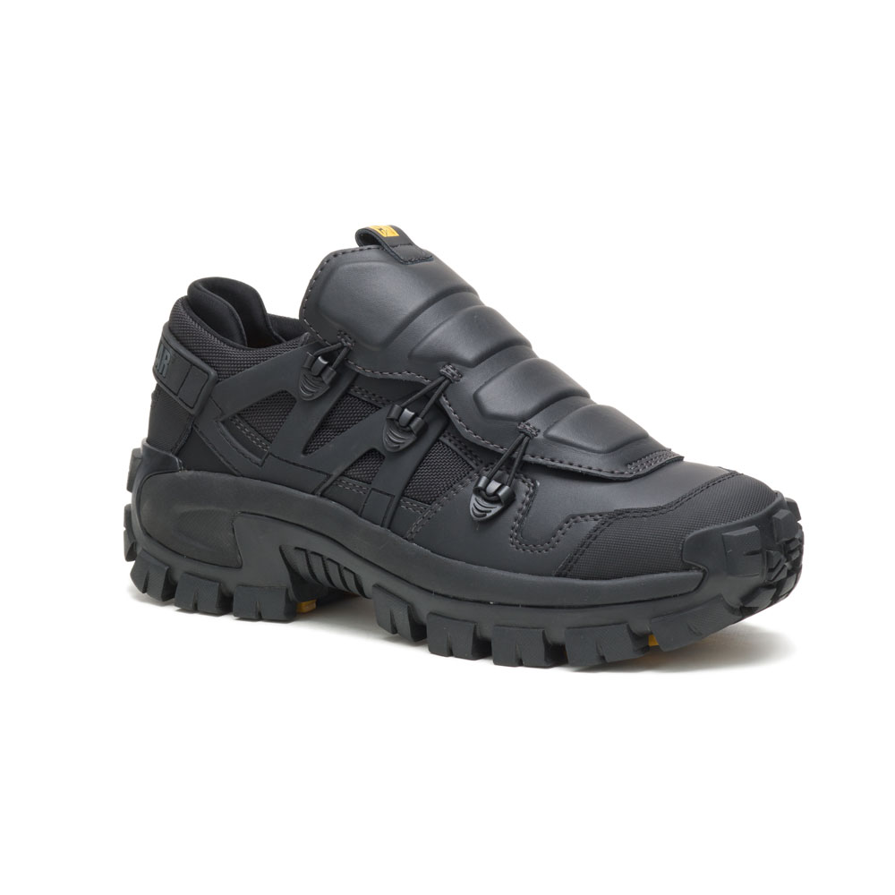 Caterpillar Invader Met St - Mens Safety Shoes - Black - NZ (721VTOJMH)